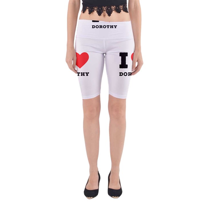 I love Dorothy  Yoga Cropped Leggings