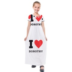 I Love Dorothy  Kids  Short Sleeve Maxi Dress by ilovewhateva