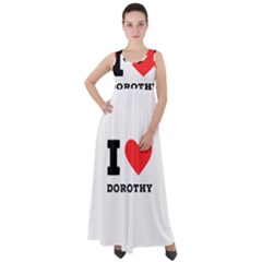 I Love Dorothy  Empire Waist Velour Maxi Dress by ilovewhateva