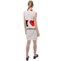 I love Dorothy  Sleeveless Shirt Dress View2