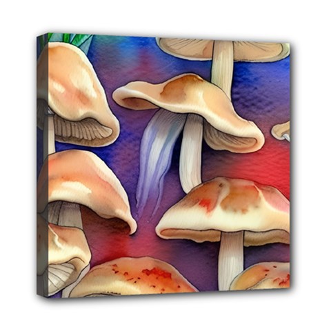 Mushroom Mini Canvas 8  X 8  (stretched) by GardenOfOphir