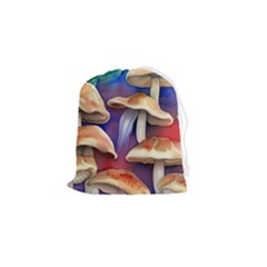 Mushroom Drawstring Pouch (small) by GardenOfOphir