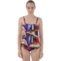 Mushroom Twist Front Tankini Set View1