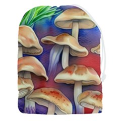 Mushroom Drawstring Pouch (3xl) by GardenOfOphir