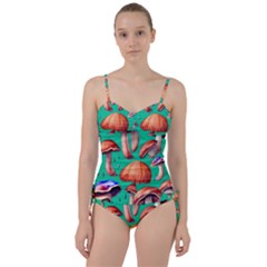 Mushroom Forest Sweetheart Tankini Set by GardenOfOphir