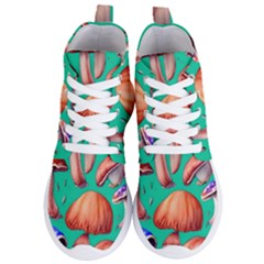 Mushroom Forest Women s Lightweight High Top Sneakers by GardenOfOphir