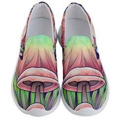 Tiny Forest Mushrooms Men s Lightweight Slip Ons by GardenOfOphir