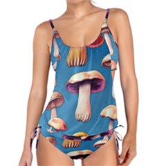 Cozy Forest Mushrooms Tankini Set by GardenOfOphir