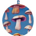 Cozy Forest Mushrooms Round Trivet View2