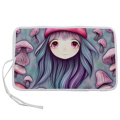 Witchy Mushroom Forest Pen Storage Case (s) by GardenOfOphir