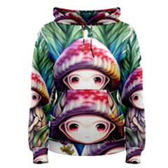 Fantasy Mushroom Forest Women s Pullover Hoodie by GardenOfOphir