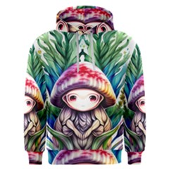 Fantasy Mushroom Forest Men s Overhead Hoodie by GardenOfOphir