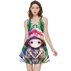 Fantasy Mushroom Forest Inside Out Reversible Sleeveless Dress by GardenOfOphir