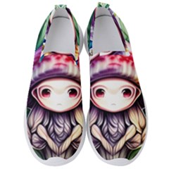 Fantasy Mushroom Forest Men s Slip On Sneakers by GardenOfOphir