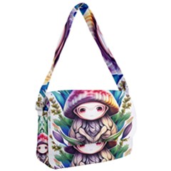 Fantasy Mushroom Forest Courier Bag by GardenOfOphir