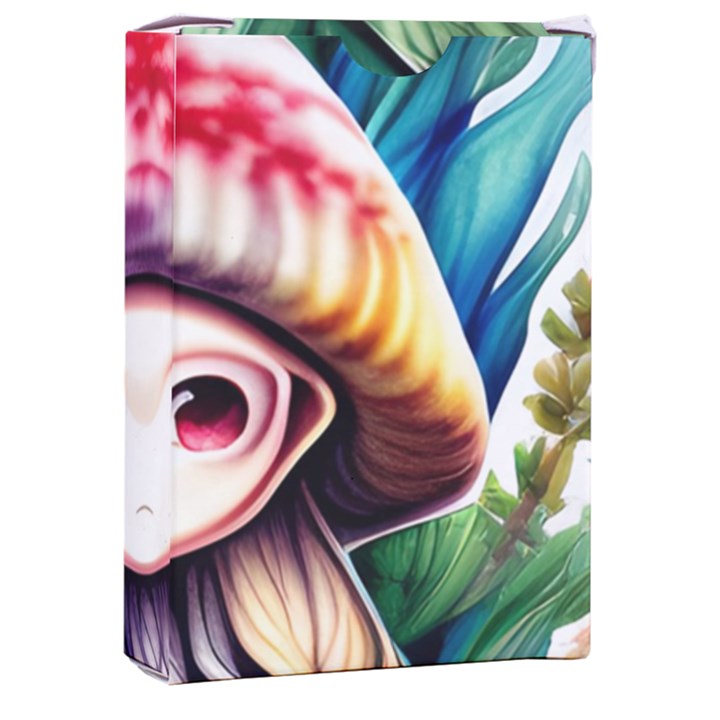 Fantasy Mushroom Forest Playing Cards Single Design (Rectangle) with Custom Box