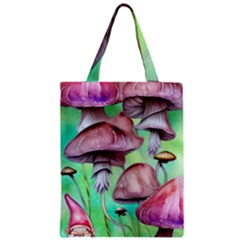 Historical Mushroom Forest Zipper Classic Tote Bag by GardenOfOphir