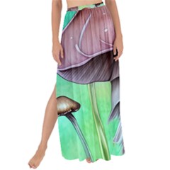 Historical Mushroom Forest Maxi Chiffon Tie-up Sarong by GardenOfOphir