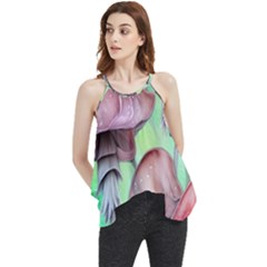 Historical Mushroom Forest Flowy Camisole Tank Top by GardenOfOphir