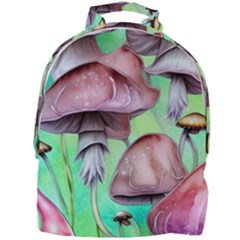 Historical Mushroom Forest Mini Full Print Backpack by GardenOfOphir