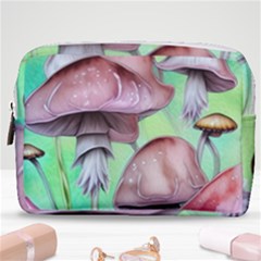 Historical Mushroom Forest Make Up Pouch (medium) by GardenOfOphir