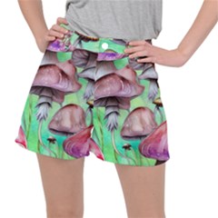 Historical Mushroom Forest Ripstop Shorts by GardenOfOphir