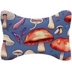 Nature s Own Wooden Mushroom Seat Head Rest Cushion by GardenOfOphir