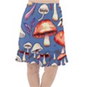 Nature s Own Wooden Mushroom Fishtail Chiffon Skirt View1