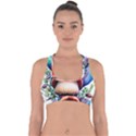 Forestcore Mushroom Cross Back Hipster Bikini Top  View1