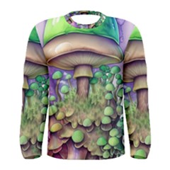 Farmcore Mushroom Men s Long Sleeve Tee by GardenOfOphir