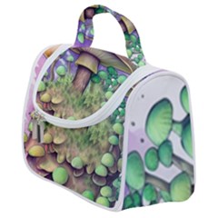 Farmcore Mushroom Satchel Handbag by GardenOfOphir