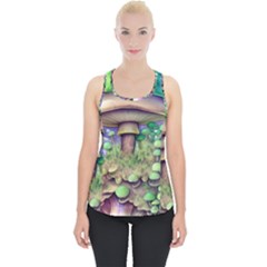 Farmcore Mushroom Piece Up Tank Top by GardenOfOphir