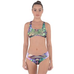 Farmcore Mushroom Criss Cross Bikini Set by GardenOfOphir