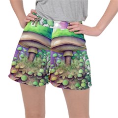 Farmcore Mushroom Ripstop Shorts by GardenOfOphir