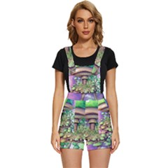 Farmcore Mushroom Short Overalls by GardenOfOphir