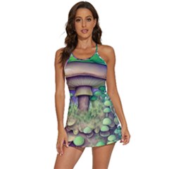 Farmcore Mushroom 2-in-1 Flare Activity Dress by GardenOfOphir