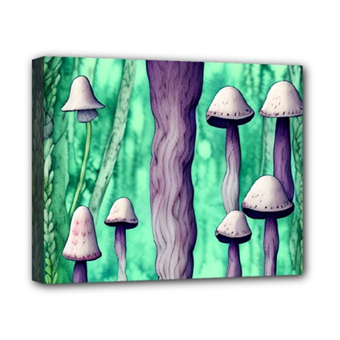 Witchy Mushroom Canvas 10  X 8  (stretched) by GardenOfOphir