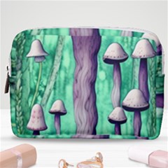 Witchy Mushroom Make Up Pouch (medium) by GardenOfOphir