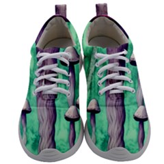 Witchy Mushroom Mens Athletic Shoes by GardenOfOphir