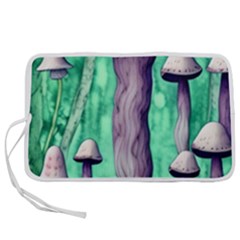 Witchy Mushroom Pen Storage Case (m) by GardenOfOphir