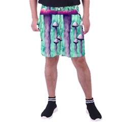 Witchy Mushroom Men s Pocket Shorts by GardenOfOphir