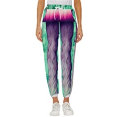 Witchy Mushroom Cropped Drawstring Pants by GardenOfOphir