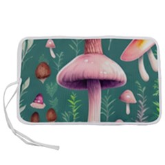 Tiny Historical Mushroom Pen Storage Case (m) by GardenOfOphir