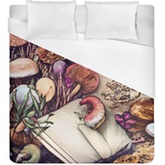 Dainty Mushroom Pendant Duvet Cover (king Size) by GardenOfOphir