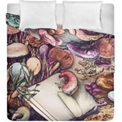 Dainty Mushroom Pendant Duvet Cover Double Side (king Size) by GardenOfOphir