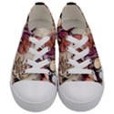 Dainty Mushroom Pendant Kids  Low Top Canvas Sneakers View1