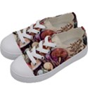 Dainty Mushroom Pendant Kids  Low Top Canvas Sneakers View2