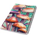 Witchy Mushrooms In The Woods 5.5  x 8.5  Notebook View2