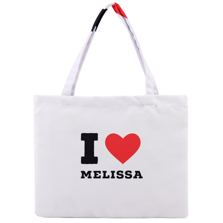 I love melissa Mini Tote Bag