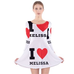 I Love Melissa Long Sleeve Velvet Skater Dress by ilovewhateva